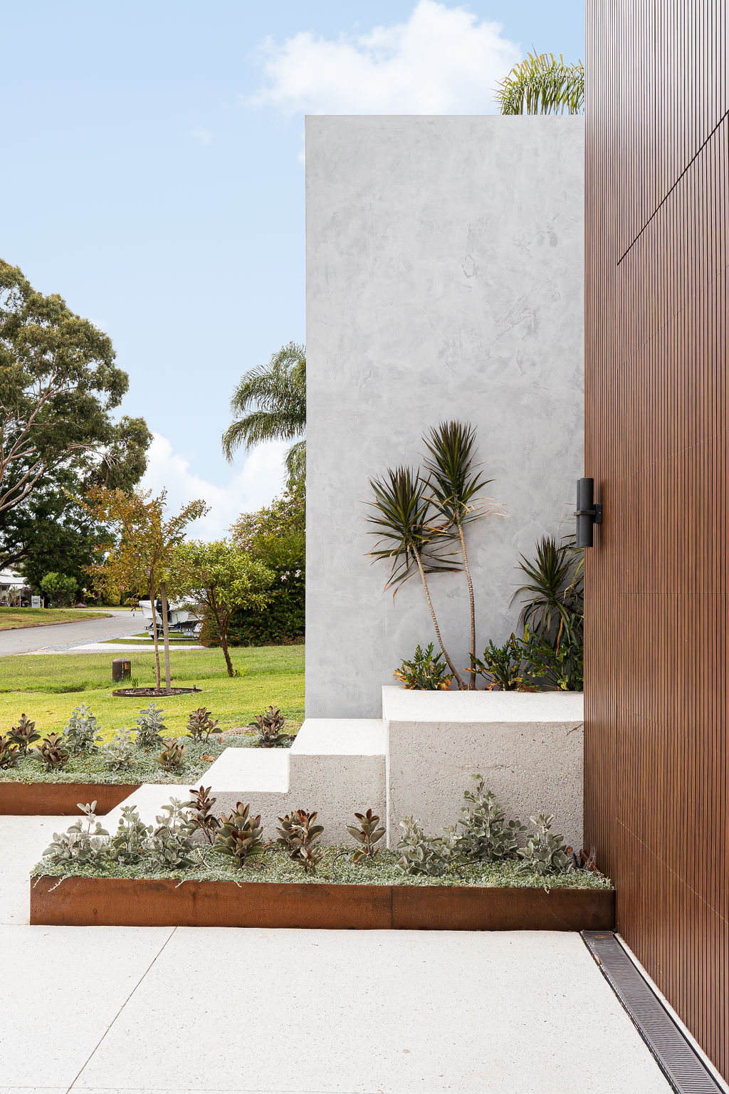 monumental front entrance